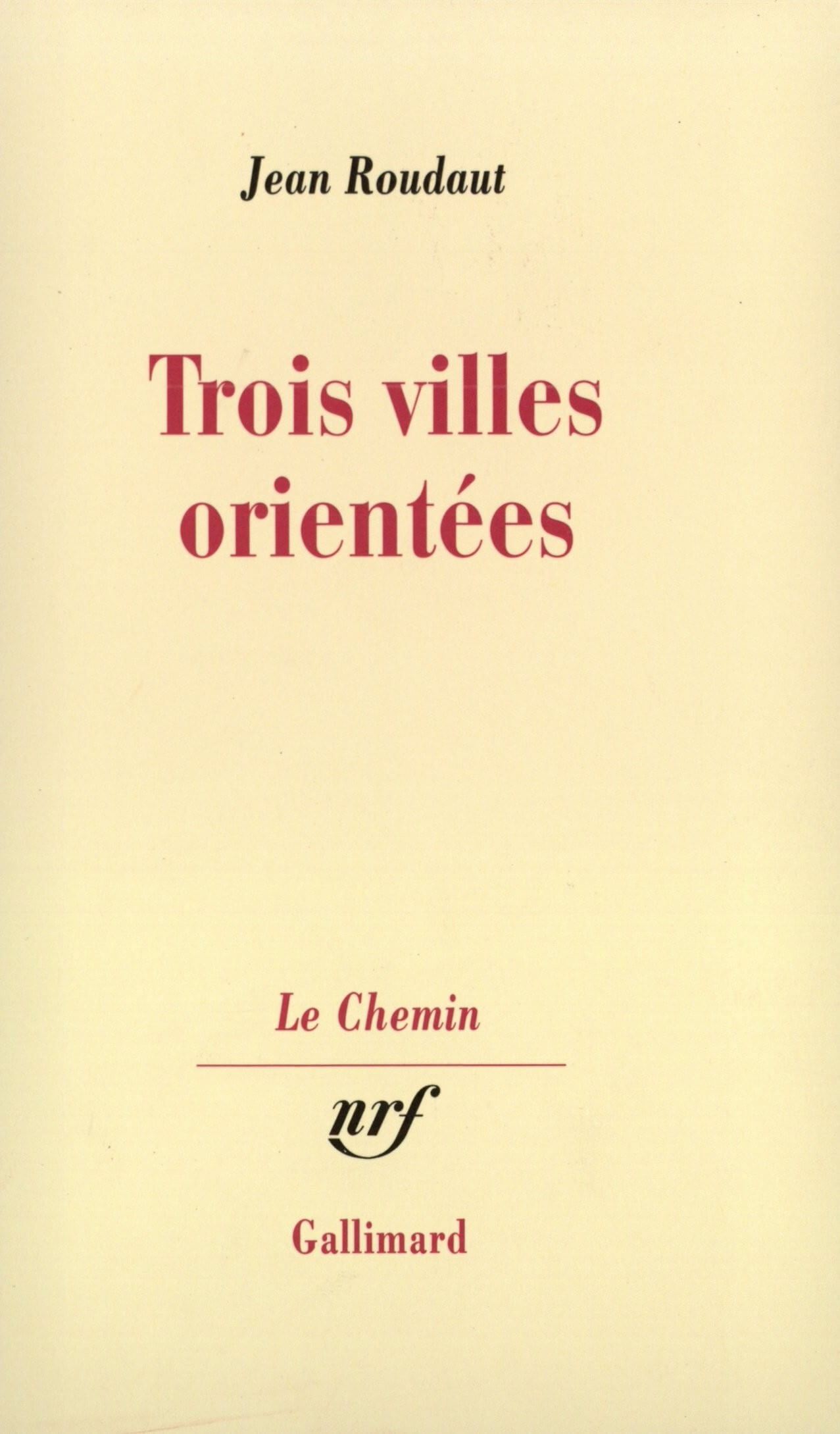 Trois villes orientées - Click to enlarge picture.